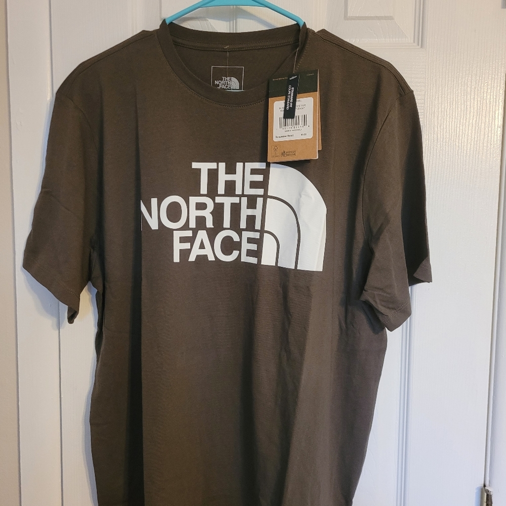 North Face olive t-shirt